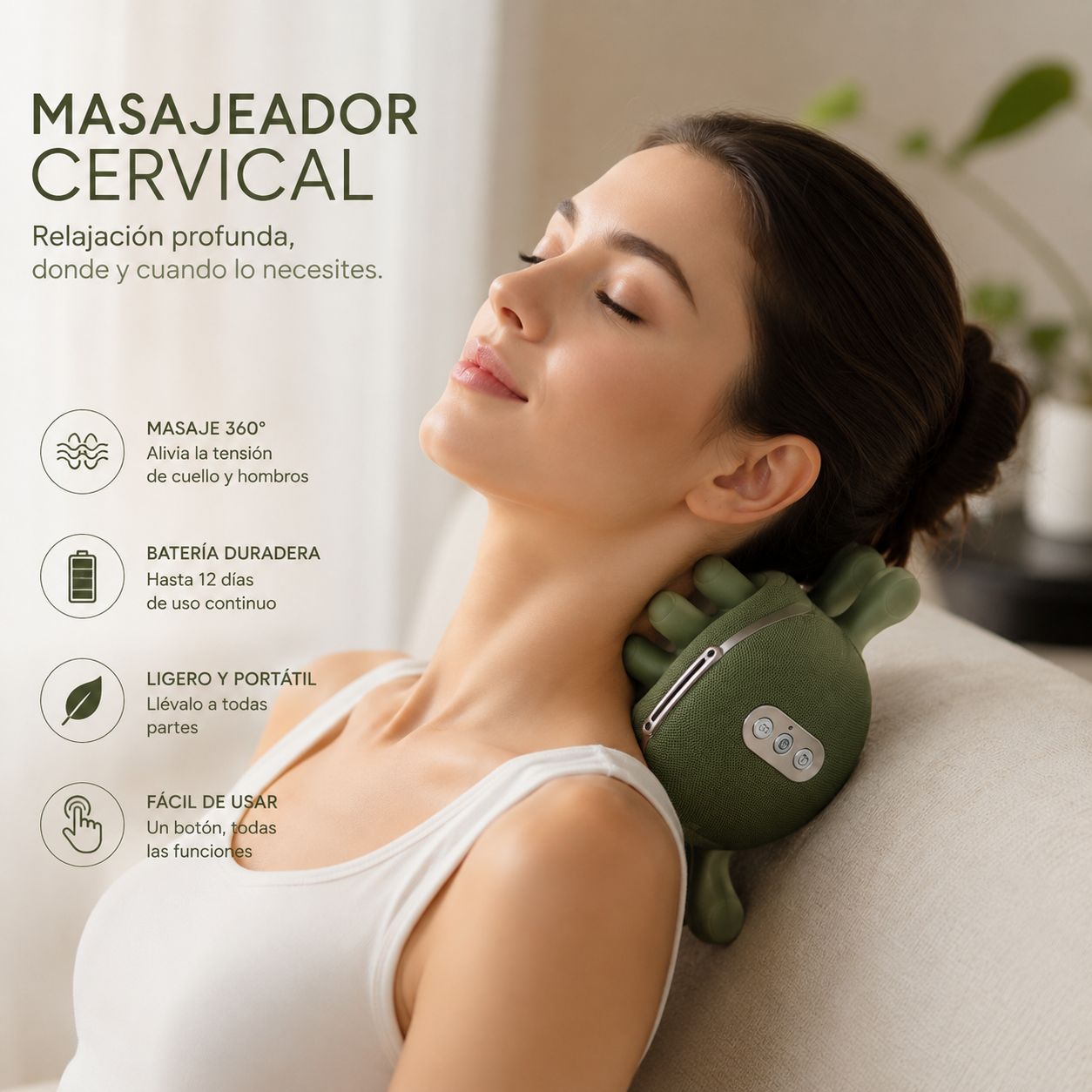 Masajeador cervical inteligente
