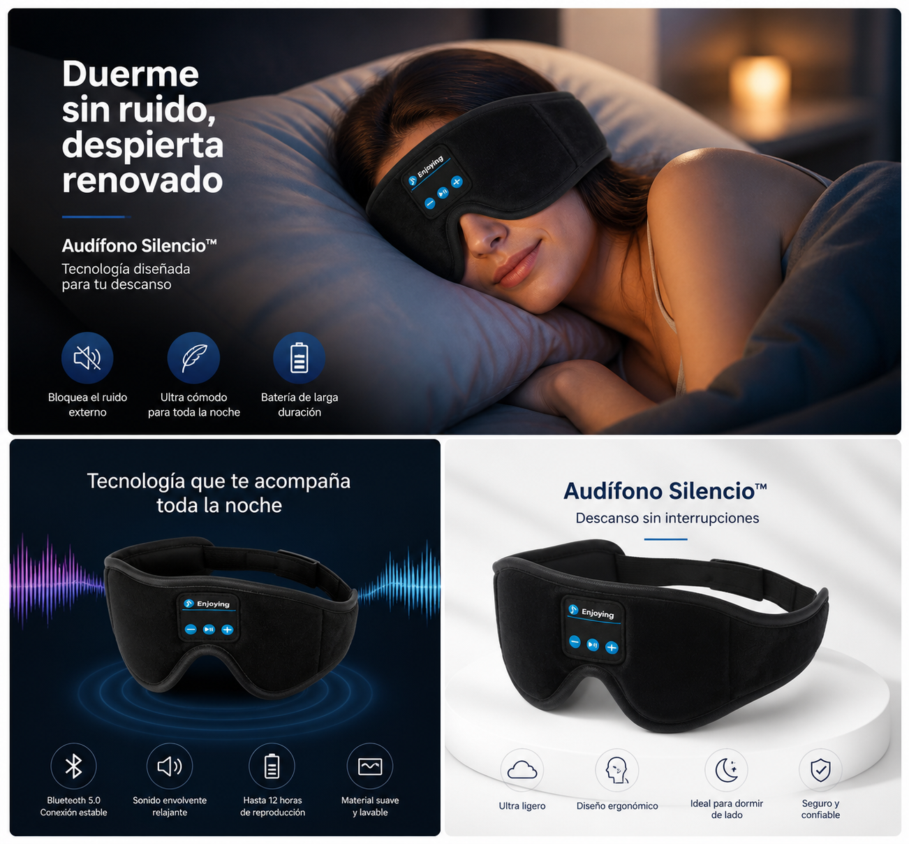 Audífonos Inteligentes para Dormir